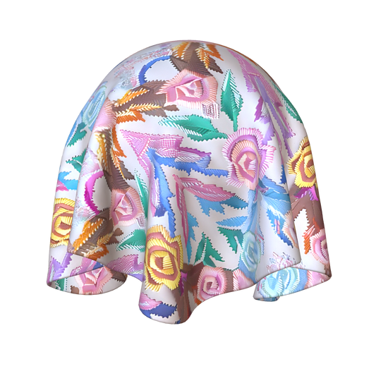 Pastel Roses Embroidery