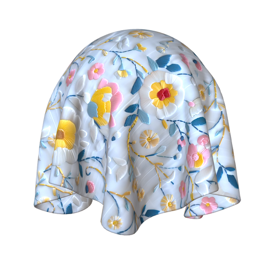 Delicate Floral Embroidery