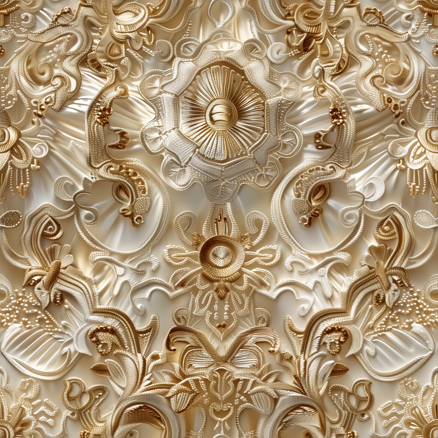 Gold & Ivory Embroidery